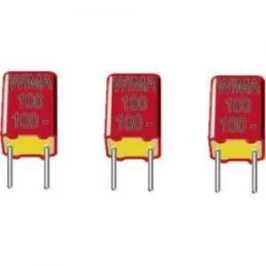 Image of FKP thin film capacitor Radial lead 3300 pF 630 Vdc 20 5mm L x W x H 7.2 x 6.5 x 8mm Wima FKP2J013301I00HSSD 1 pc
