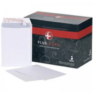 Image of Plus Fabric C5 Envelope Peel and Seal 110gsm White Pk250