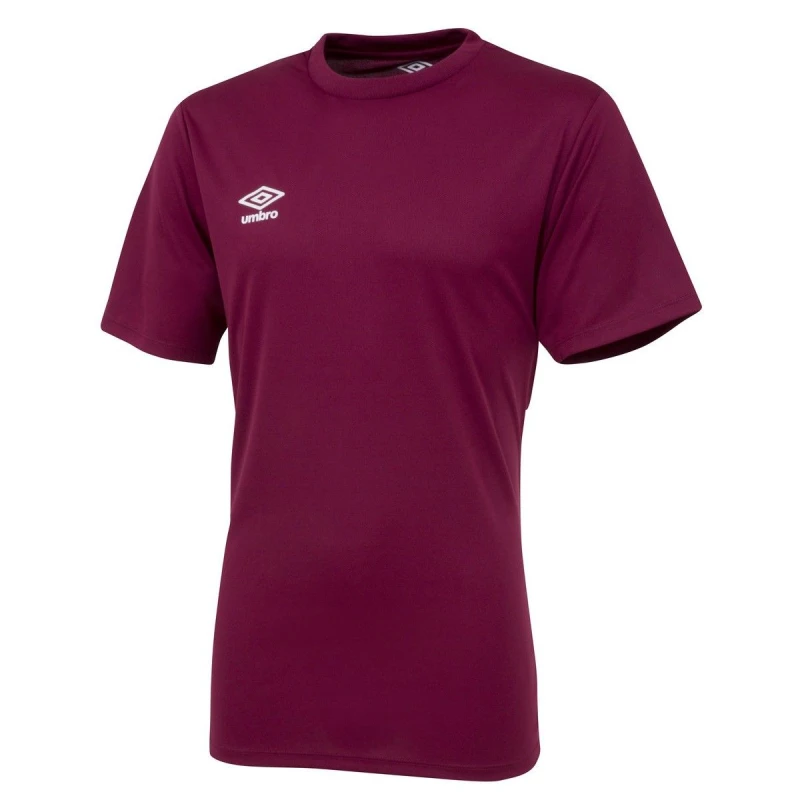 Image of Umbro Club Jersey in Burgundy Size: 13 Years Burgundy Unisex 13 Years