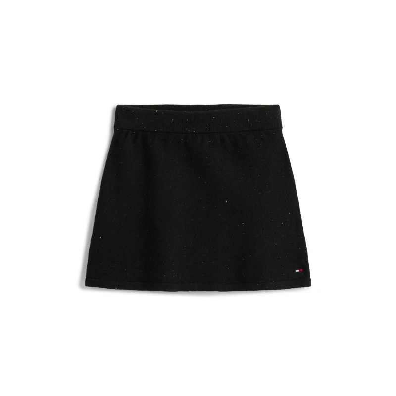 Image of Tommy Hilfiger Kids Sequin Knitted Skirt Black BDS female 10Y