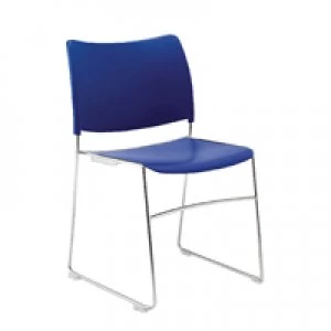 Image of Arista Heavy Duty Stacking Blue Chair KF74199