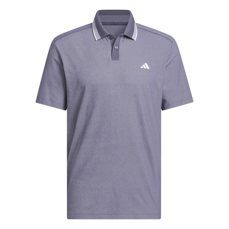 Image of adidas Mens Tour Twstknt Short Sleeve Performance Polo Shirt Preloved Violet male S