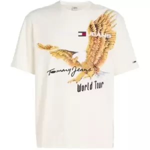 Image of Tommy Jeans Tjm Skt Vintage Eagle Tee - White