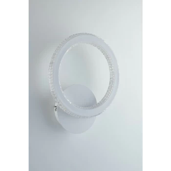 Image of Fan Europe Lighting - Fan Europe Luce_Ambiente_Design - Integrated LED Circular Crystal Wall Lamp, 4000K