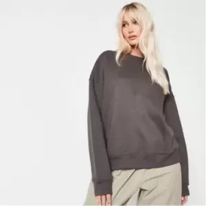 Image of Missguided Basic Oversized Sweatshirt - Grey