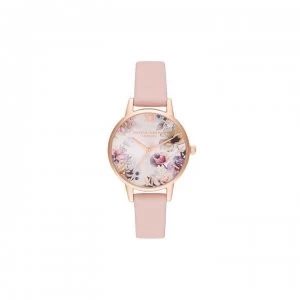 Image of Olivia Burton Sunlight Florals Pink & Rose Gold Watch - Pearl/Pink