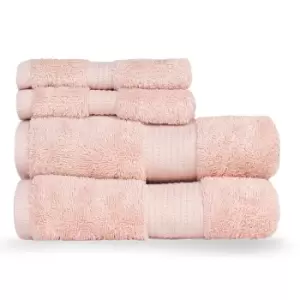 Image of Cleopatra Egyptian Cotton 4 Piece Face/Hand Towel Set Blush