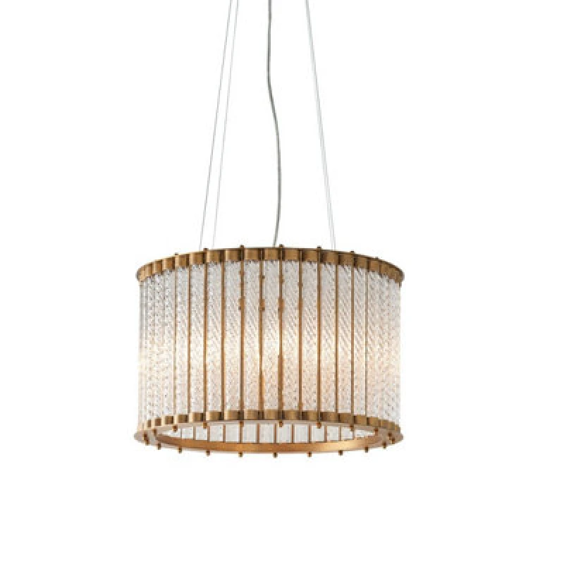 Image of SO'HOME Rosa 6-Light Pendant Light in Matte Gold Gold-Coloured ONE SIZE
