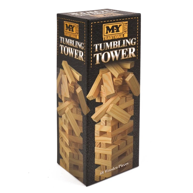 Image of M.Y M.Y Large Tumbling Tower Game - Multi Multi One Size