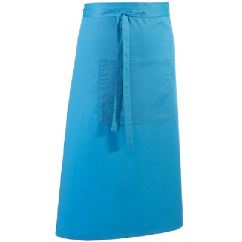 Image of Premier Premier Colours Bar Apron in Turquoise Turquoise One Size Unisex 5063470680030
