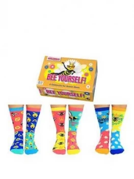 Image of United Oddsocks - Bee Yourself - Ladies