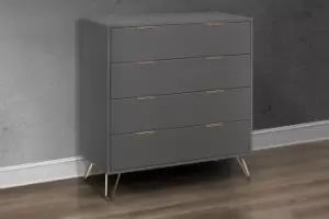 Image of Birlea Arlo 4 Drawer Chest Charcoal