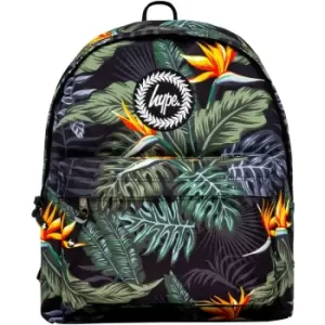 Image of Tropical Backpack (One Size) (Black/Khaki/Yellow) - Hype