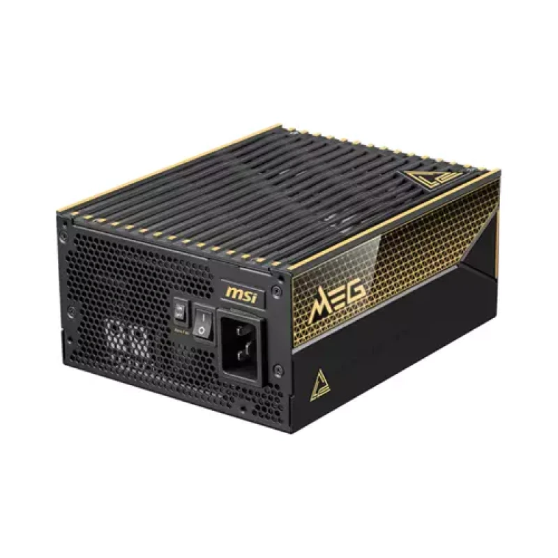 Image of MSI MEG Ai1600T 1600W ATX 3.1 PCIe 5.1 80 Plus Titanium Modular Power Supply