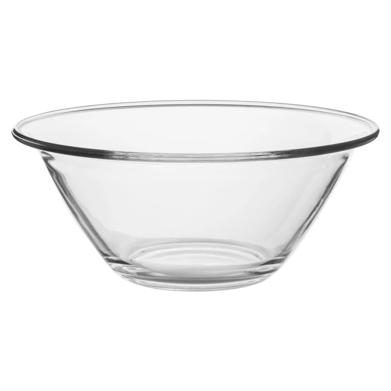 Image of Bormioli Rocco Mr Chef Glass Nesting Mixing Bowl 4 Litres Clear unisex
