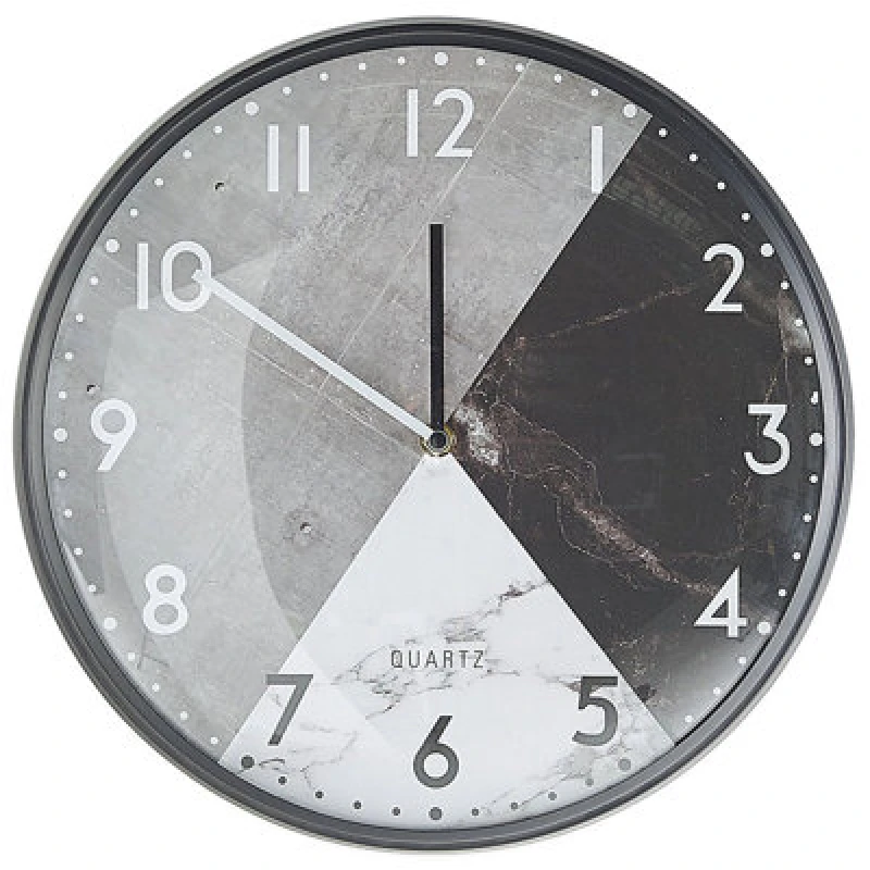 Image of Beliani Wall Clock Davos 33cm Grey
