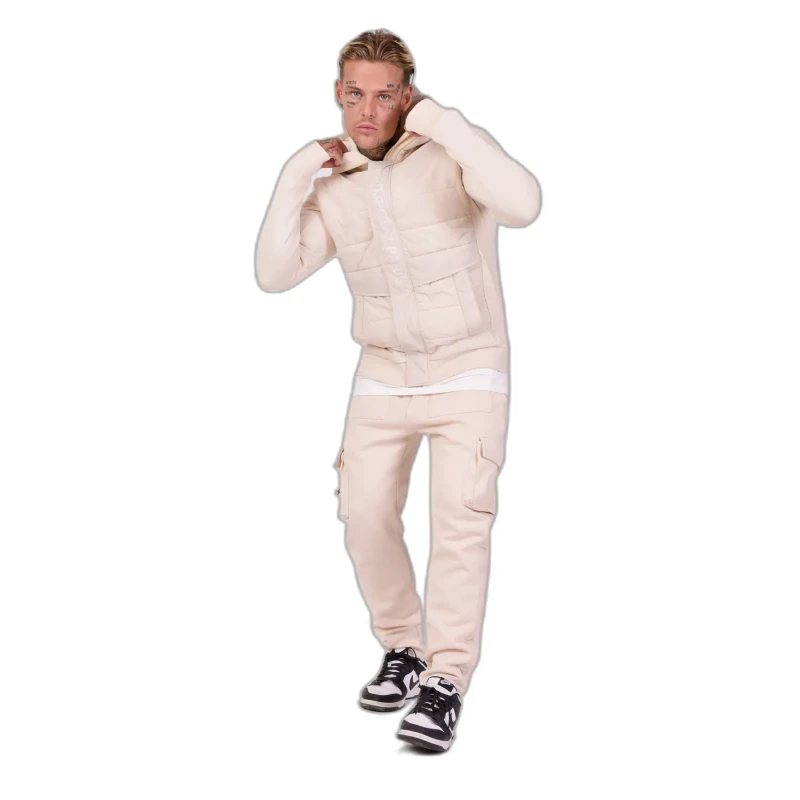 Image of Project X Paris Loose fleece cargo joggers Project X Paris Blanc Male XL