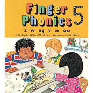 Image of Finger Phonics book 5: in Precursive Letters (BE) by Sue Lloyd, Sara Wernham (Board book, 1994)