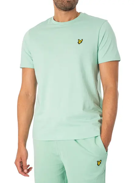 Image of Lyle & Scott Plain T-Shirt Turquoise Shadow S