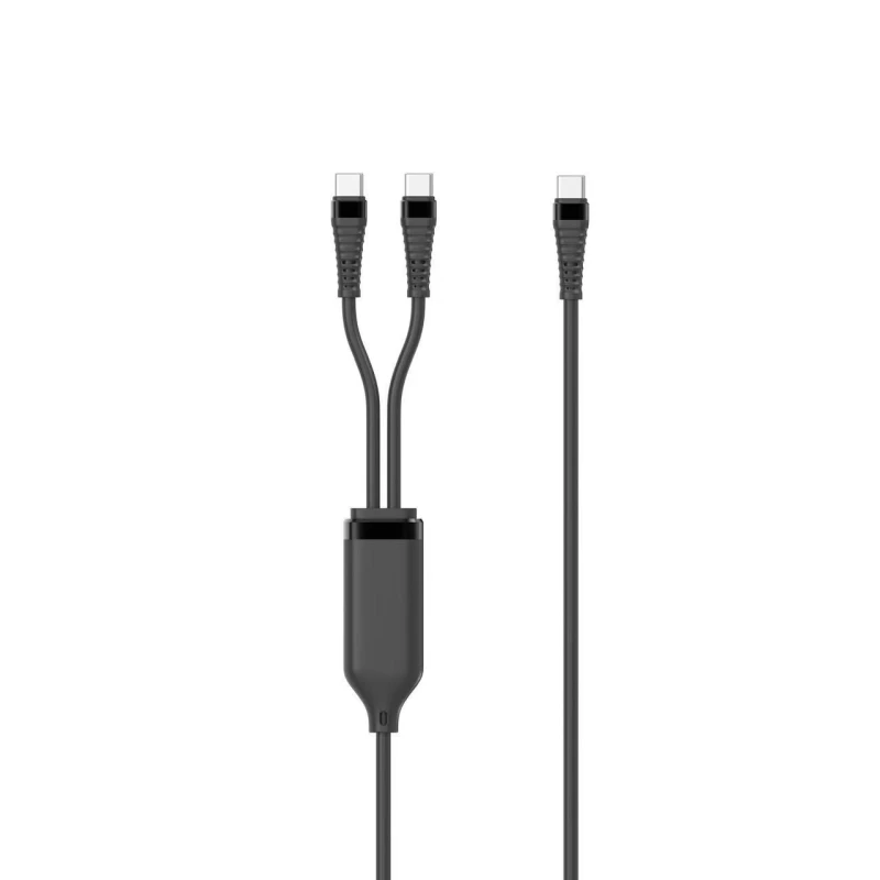 Image of Microconnect MC-2XUSBC-100W USB cable USB 2.0 1.55 m USB C Black