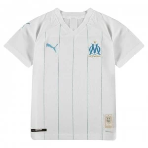 Image of Puma Marseille Home Shirt 2019 2020 Junior - White/Blue