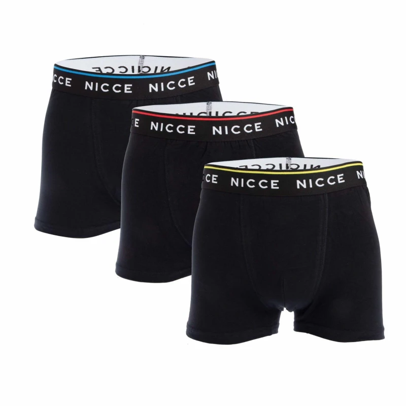 Image of Nicce Balbyn 3 Pack Boxer Shorts - Black XL