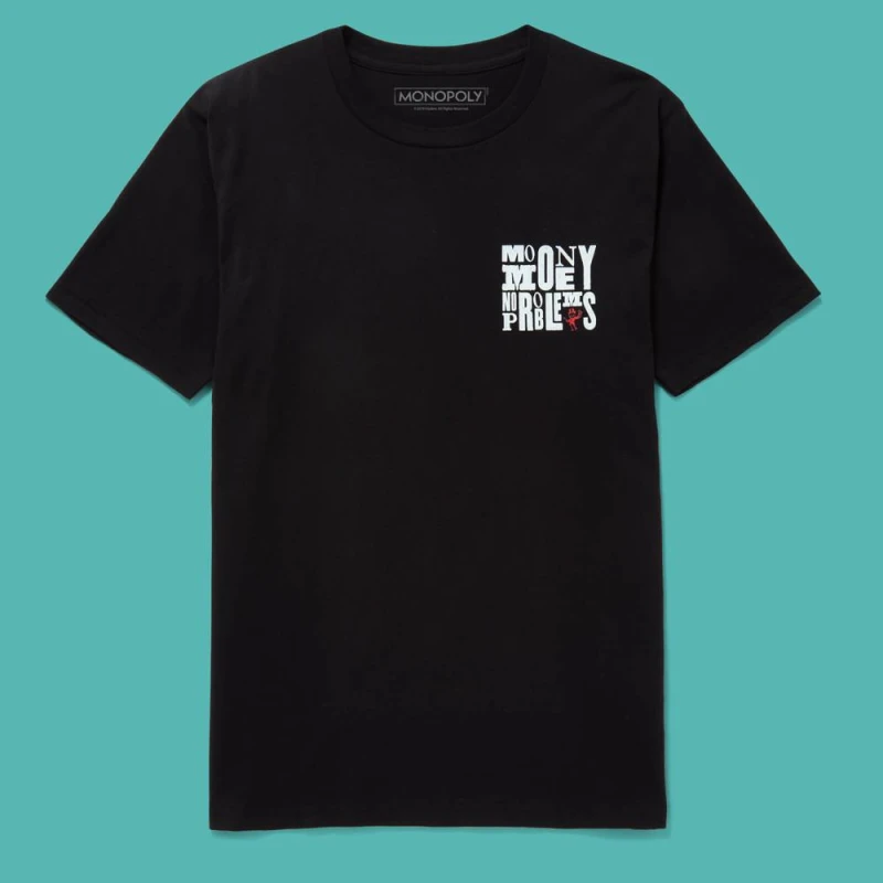 Image of Monopoly Mo Money T-Shirt - Black - L - Black