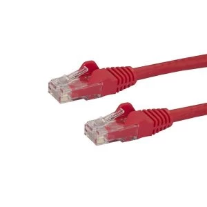 Image of Startech 75ft Red Snagless Cat6 UTP Patch Cable
