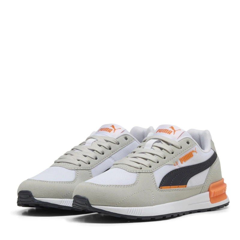 Image of Puma Kids Graviton Low-Top Trainers Wht/Nvy/Gry/ male 3 (35.5)