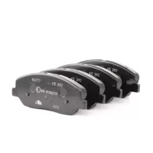 Image of ATE Brake pad set HYUNDAI,KIA 13.0460-5777.2 581012BA00,581012BA10,581012WA40 581012WA70,581012WA90,581012BA00,581012BA10,581012PA70