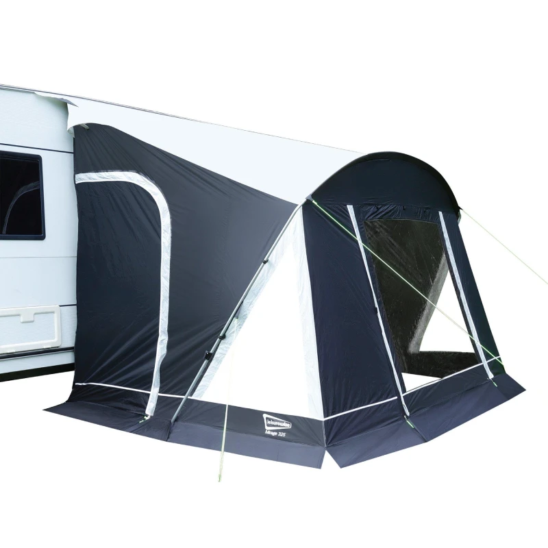 Image of Streetwize Mirage 325 Caravan Porch Awning Black/Silver unisex 240dx325w