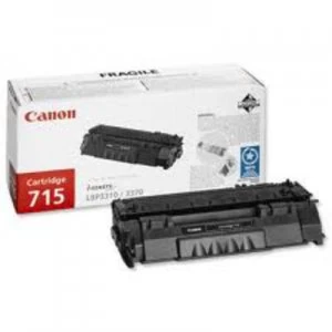 Image of Canon 715 Black Laser Toner Ink Cartridge