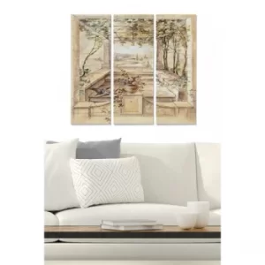 Image of MDF316068596 Multicolor Decorative MDF Painting (3 Pieces)