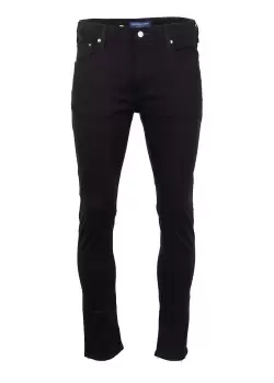 Image of Scotch & Soda Mens Skim Jeans In Black