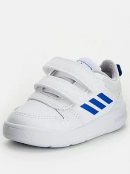 Image of adidas Tensaur Infant Trainers - White/Blue, Size 5