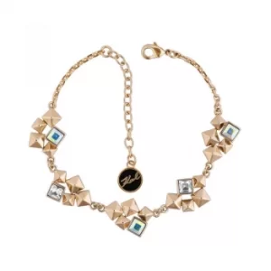 Image of Karl Lagerfeld Pyramid Cluster Station Bracelet