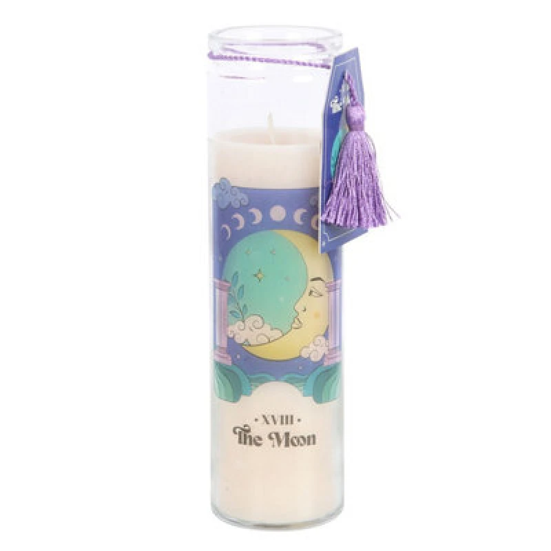 Image of Something Different Something Different The Moon Violet Tube Candle in White White One Size Unisex 5063527217950