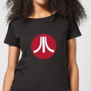 Image of Atari Circle Logo Womens T-Shirt - Black