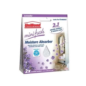 Image of UniBond Mini Fresh Moisture Absorber Sachet (Pack 2)
