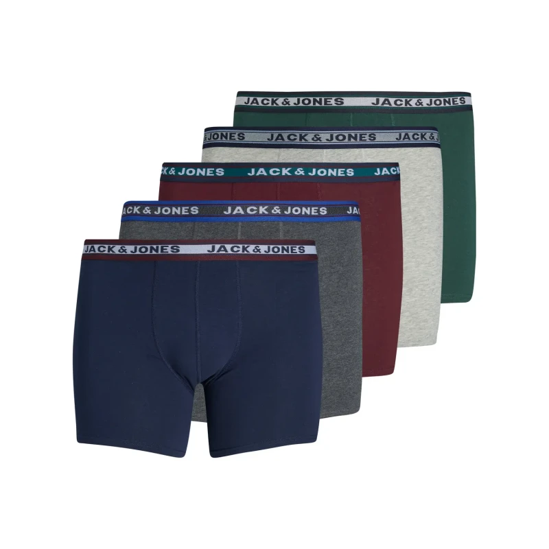 Image of Jack and Jones Oliver 5-Pack Trunk Mens Plus Size - Multi Multi S