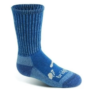 Image of Bridgedale Woolfusion Trekker Junior Sock Storm Blue Extra Large