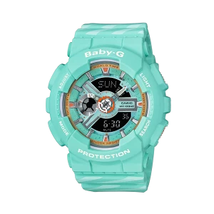 Image of Casio Baby-G Standard Analog-Digital Watch BA-110CH-3A - Green