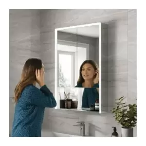 Image of Verve 60 LED Double Door Bathroom Cabinet 900mm H x 600mm W - HIB