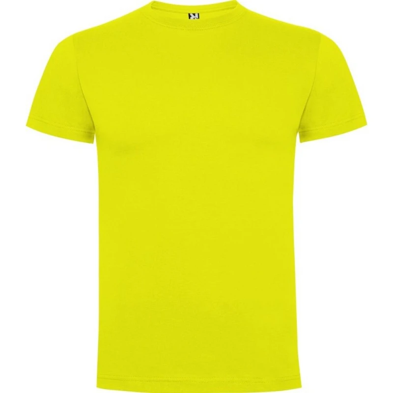 Image of ROLY ROLY Men Dogo Premium T-Shirt in Bright Yellow Size: Small Bright Yellow S Male 5063574582544