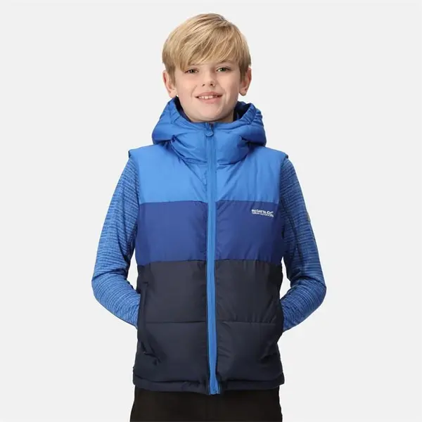 Image of Regatta Lofthouse Bodywarmer - Strong Blue/New Royal C5-C6yrs