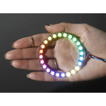 Image of 2862 NeoPixel Adressable LED Ring 24 x 5050 RGBW (Natural White 4500K) - Adafruit