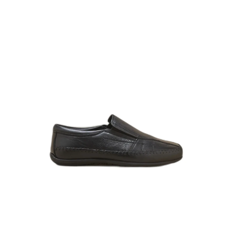 Image of Pediconfort Elasticated leather loafers For Her Pediconfort Noir Female 45