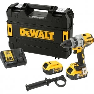 Image of DEWALT DCD991 18v XR Cordless Drill Driver 2 x 5ah Li-ion Charger Case