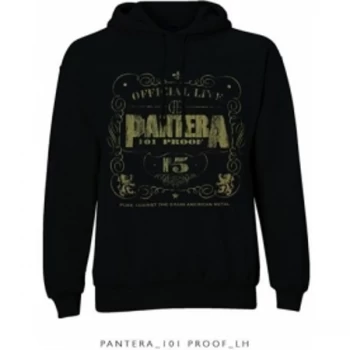 Image of Pantera 101 Proof Pullover Hoodie Black: Large
