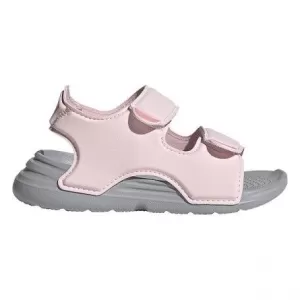 Image of adidas Childrens Swim Sandal - Pink, Size 2